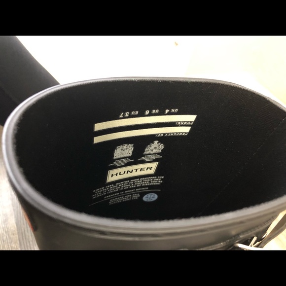 Hunter tall black rainboots - Picture 2 of 6